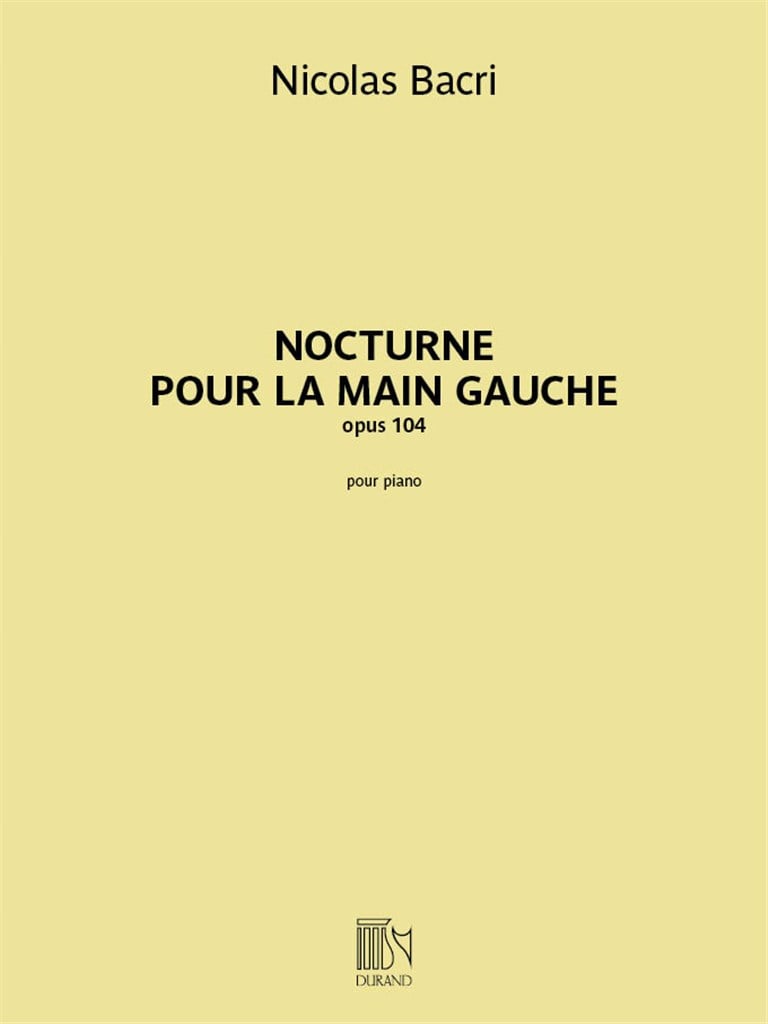 Nocturne pour la main gauche, opus 104